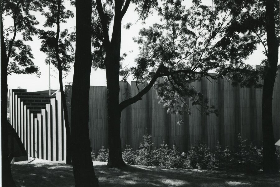 Reima Pietilä: finský pavilón na Světové výstavě v Bruselu, 1958 (foto Havas Helsinki)